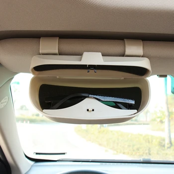 

Car Dedication SunGlasses Box Cases Storage Net Auto Upgrade Organizer Eyeglasses Protect Glass Case Auto Accessories