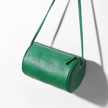 

Fashion Small Bag New Pillow Bag Student Messenger Bag Cylinder Bag Shoulder Female Bag Cylindrical Bag