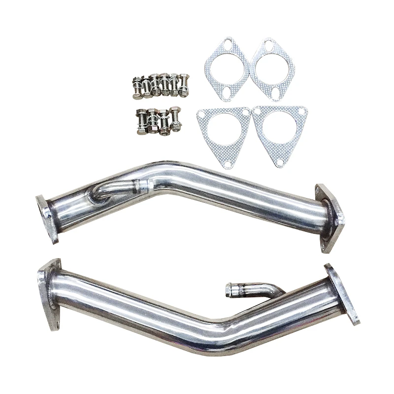 Test Pipes Decat Catless Straight Downpipe Exhaust Fits For Nissan 370z