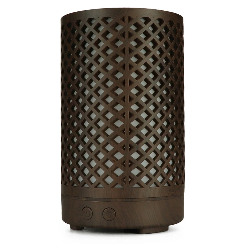 Dark Khaki Essential Oil Diffuser 100Ml Air Humidifier Aroma Lamp Aromatherapy Electric Ultrasonic Aroma Diffuser Mist Maker - Цвет: Dark Khaki
