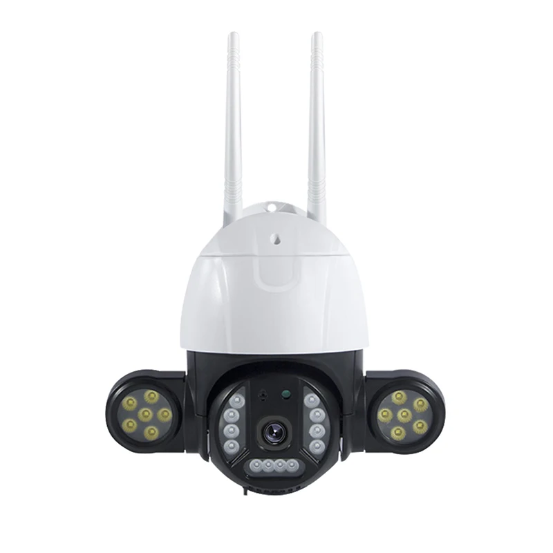 New V380 Pro 3MP Flood Light Motion Tracking Surveillance IP Camera Wireless Security Outdoor WiFi CCTV PTZ | Безопасность и