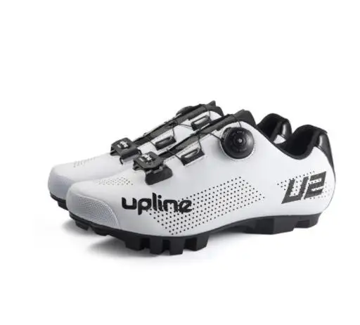White Новинка, обувь для велоспорта mtb, Мужская обувь для горного велосипеда, велосипедные кроссовки, женские профессиональные самозакрывающиеся дышащие upline - Цвет: White