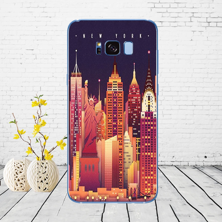 Мягкий силиконовый чехол для Samsung Galaxy S6 S7 edge S8 S9 S10 plus A70 A50