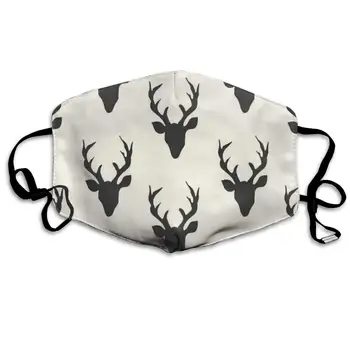 

Dustproof Washable Reusable Deer Pattern Mouth Cover Mask Protective Warm Windproof Mask
