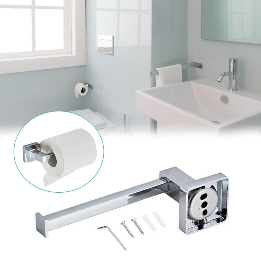 

Bathroom Tissue Holder Paper Roll Stainless Steel Toilet Paper Holder and Dispenser Anti-Rust Wall-Mounted for Bathroom Kitchen