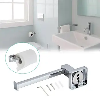 

Bathroom Tissue Holder Paper Roll Stainless Steel Toilet Paper Holder and Dispenser Anti-Rust Wall-Mounted for Bathroom Kitchen