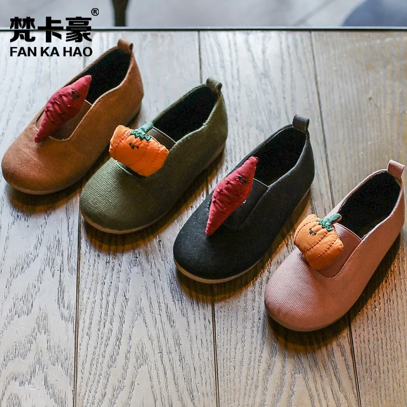 

Girls' Shoes 2018 New Style Spring And Autumn Moccosins Korean-style Fruit Children Princess Shoes Small Children Casual Shoes F
