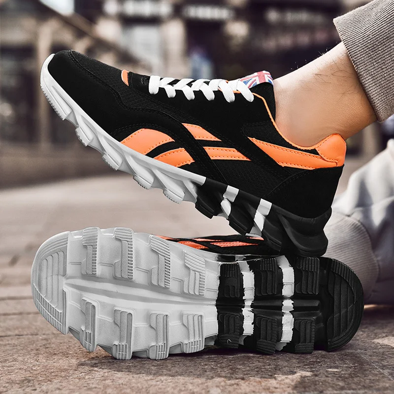 Новинка, мужские кроссовки Flyknit, дышащие спортивные теннисные ...