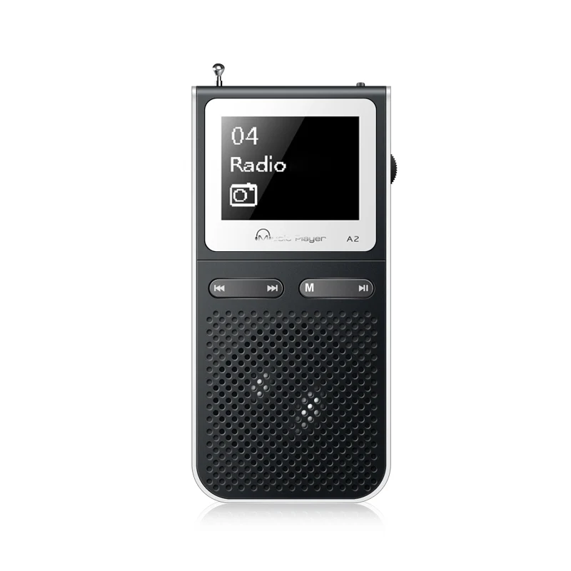 Black IQQ Mp3 плеер с Lound говорить и 8 г может играть 100 часов Встроенный fm радио Поддержка расширить до 128G Портативный плеер - Цвет: Black