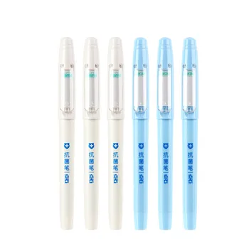 

Stationery Antibacterial Neutral Pen Automatic Control Ink Capsule Pen Student Antibacterial Pen 0.5mm Stationery Pen