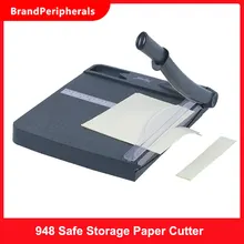 948 Safe Storage Paper Cutter Centimeter And Inch Double Use Paper Trimmer Drawer Storage 12'' Cut Length 16 Sheets Capacity
