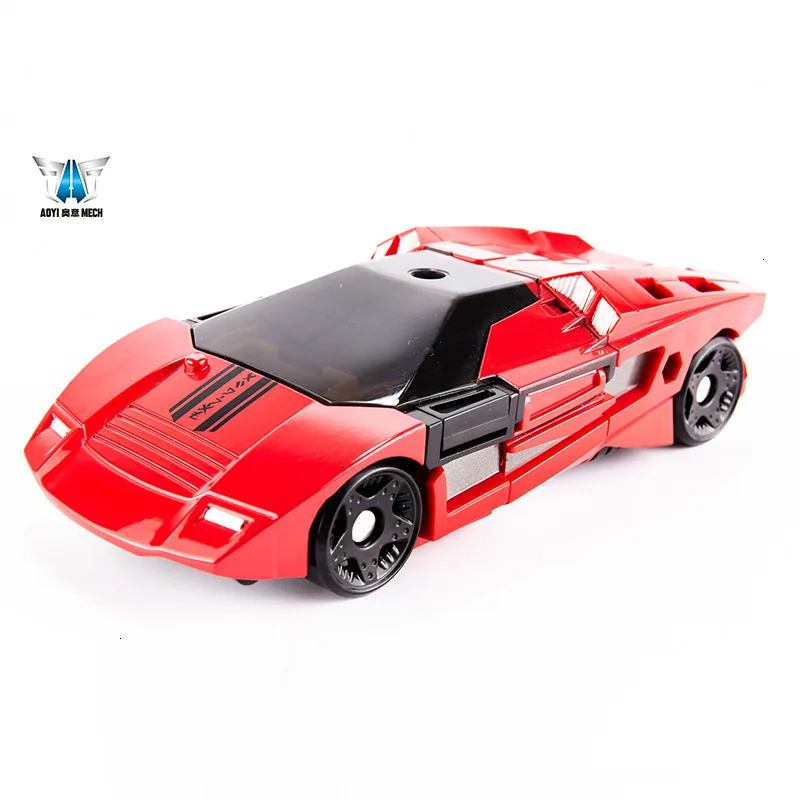 AOYI трансформация фигурка H6002-9b внешняя биография Sideswipe Gunpla деформируемый автомобиль робот ABS пластик ко Figma игрушка BMB