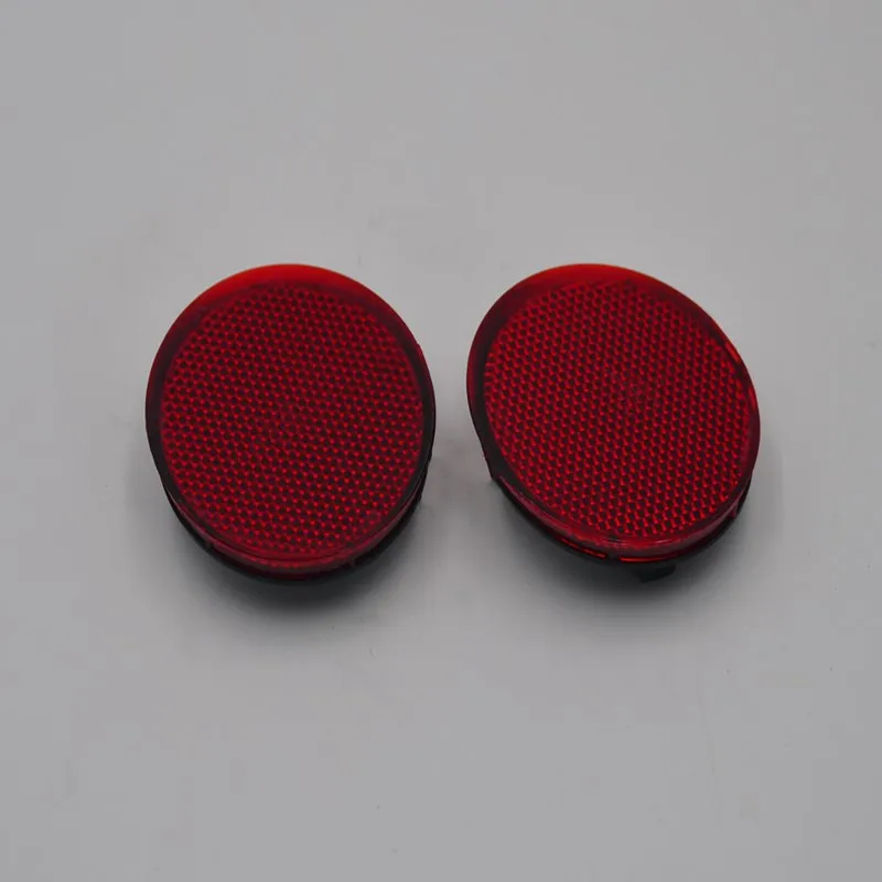 Отражатели заднего бампера 2 шт. красный левый и правый круглый светильник