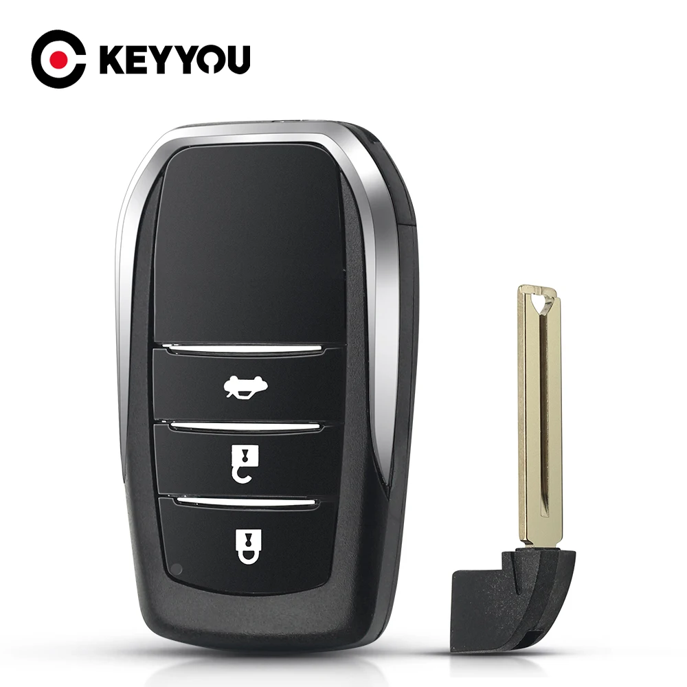Пульт дистанционного управления KEYYOU с 3 кнопками корпус для Toyota фортунер Прадо