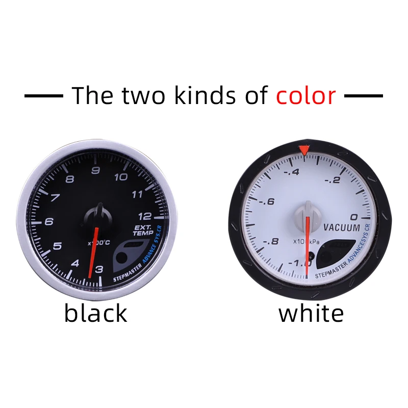 

Car Modification Parts Universal Meter 12V Df Cr Vacuum Air Fuel Ratio Water Temp Oil Temp Boost Oil Pressure White Red Light