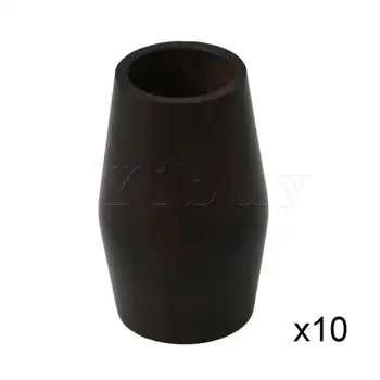 

Yibuy 10 x Black Ebony Wood Tuning Tube Clarinet Barrel Parts Accessories 6cm