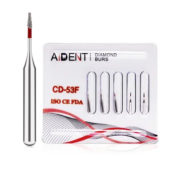 

CD-53F Dentist Tools 50pcs/10packs Dental Burs Drill FG Child Dentistry Materials CD Series Teeth Whitening