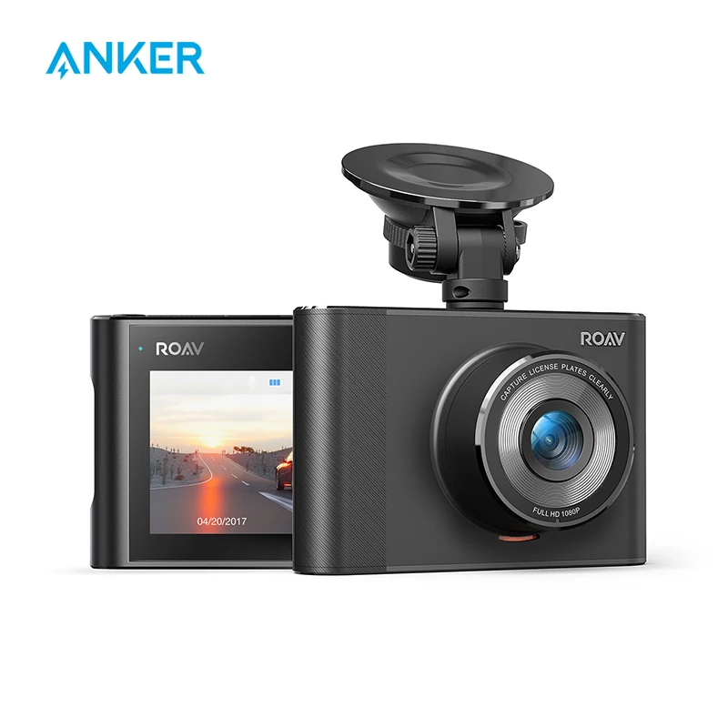 

Anker Roav A1 Dash Cam Dashboard Camera Recorder 1080P FHD Nighthawk Wide-Angle WiFi G-Sensor WDR Loop Recording Night Mode