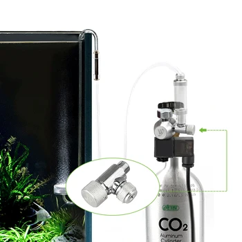 

Fine Adjusting CO2 Valve for Co2 Generator System Kit Adjusting Carbon Dioxide for Aquarium Double Head CO2 Valve