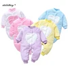 Newborn Baby Winter Clothes cute Infant Girls Outwear clothes Jumpsuit for boys soft fleece warm New born Rompers 0-12 Month ► Photo 2/6