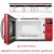 COMFEE Red 800W 20L Микроволновая печь с 8 Автоматическими Меню 5 Уровнями мощности Приготовления Пищи и Кнопкой Экспресс Приготовления Страстный Ретро Стиль