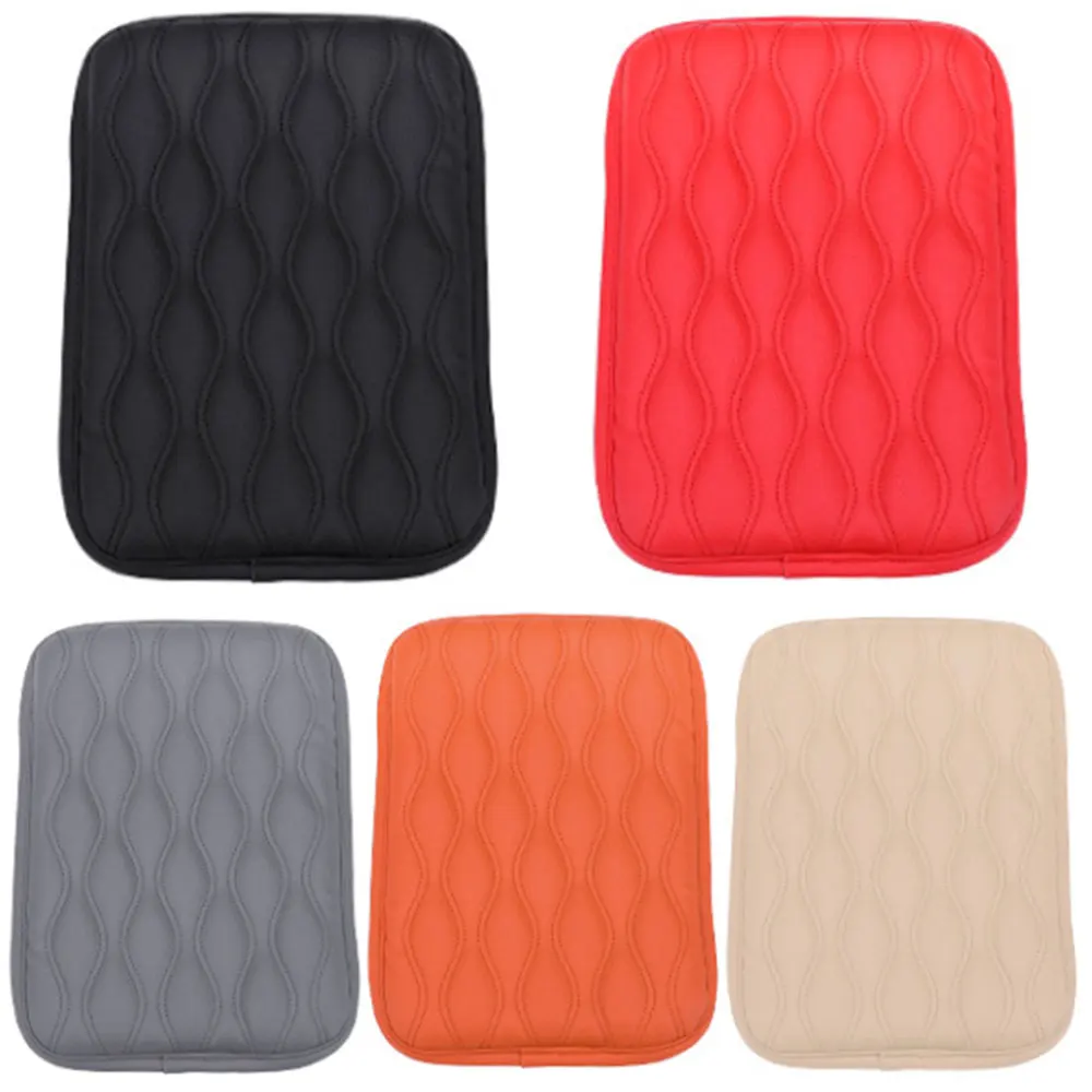 Leather Car Armrest Pad Interior Box Cover Increased Universal Center Console Arm Rest Styling | Автомобили и мотоциклы
