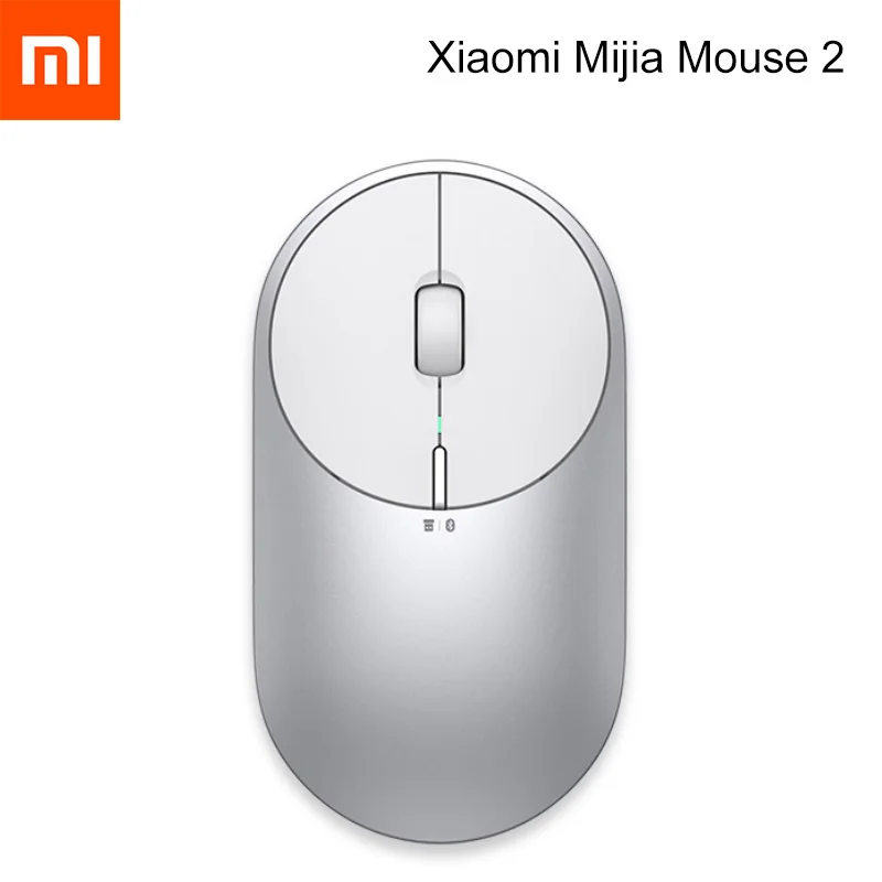 2021 Xiaomi Mi портативные мыши 2 Беспроводная Bluetooth совместимая мышь RF 4 ГГц двойной