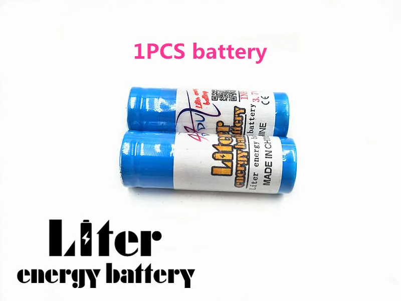 Литровая энергетическая батарея, литий-ионная аккумуляторная батарея 14430 3,7 в 650 мАч, литий-ионная батарея+ зарядное устройство для путешествий, может использоваться для светодиодный фонарик - Цвет: Золотой