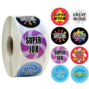 

Israel popular professional 8 styles label 1inch roll stickers