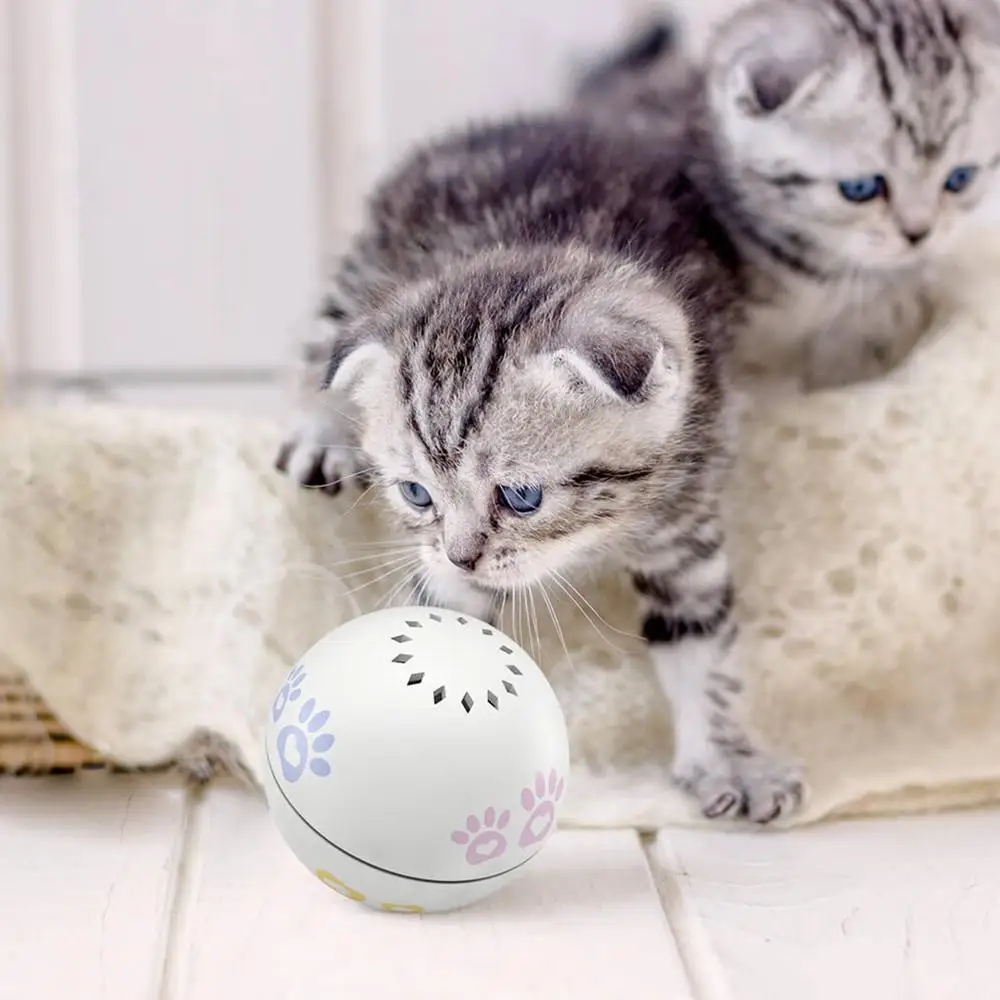  New Xiaomi Petoneer Pet Smart Companion Ball Cat Toy Built-in Catnip Box Irregular Scrolling Funny  - 4000070654025