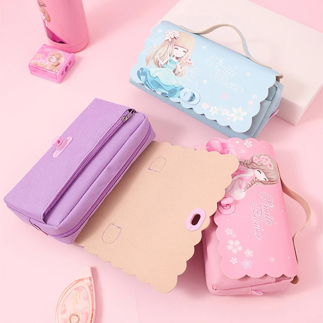 Pretty Girl Pencil Case Cute Princess Dress Pencil Cases