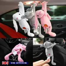 Креативный автомобиль бытовой милый мультфильм кролик форма свиньи повесить стиль бумажная салфетка тканевая коробка для хранения