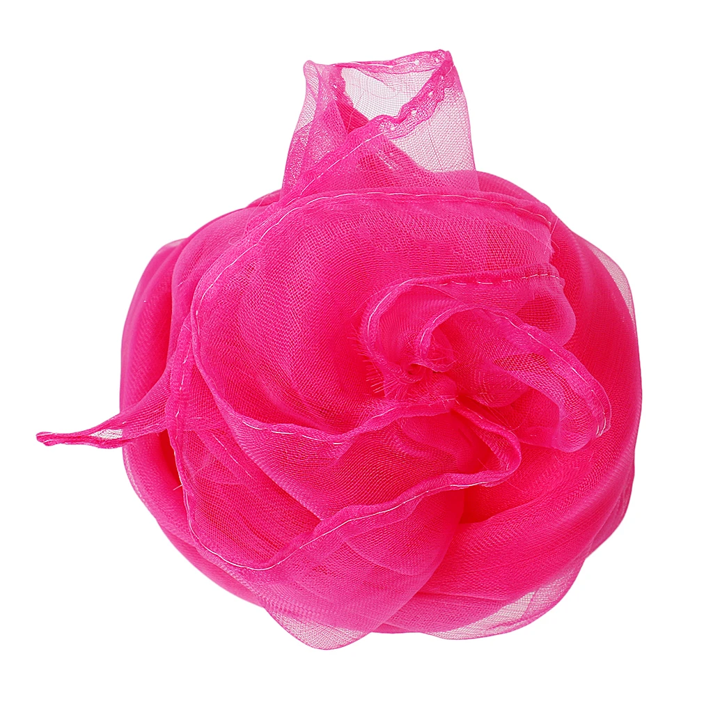 Fashion Women's Chiffon Scarf Wrap Shawl Stole Ladies Beach Bandana Pink