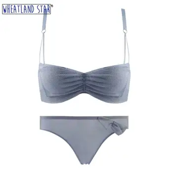 

Push Up Tube Tops Wire Free Bra and Panty Set Summer Cozy Women Lingerie Set Convertible Straps Intimates Underwear & Sleepwears