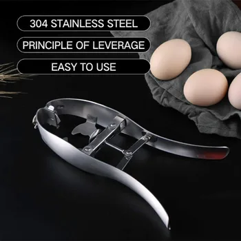 

2 Pcs Egg Cracker Egg Shell Opener,Egg Cutter Egg Opener Egg Topper Cracker Separator Stainless Steel Eggshell Cutter Egg Separa