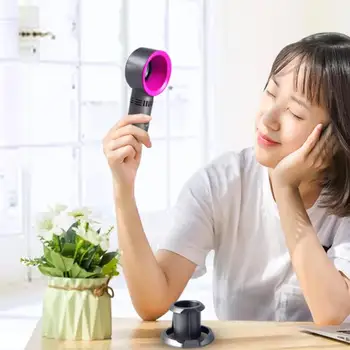 

Portable Leafless Fan Handheld Hanging Neck Creative Small Fan summer Mini Usb Charging Student Handheld Fan