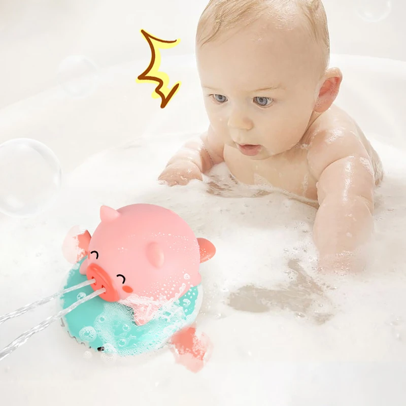 Новый заводные игрушки для малышей детей цепь двойного Применение вода играет