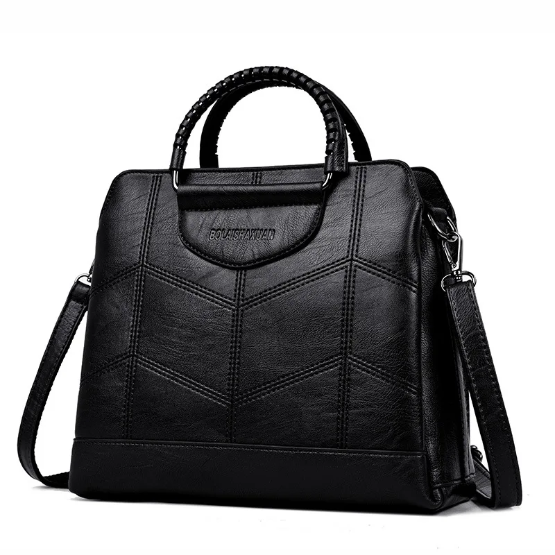 

2019 Korean-style New Style WOMEN'S Bag Fashion Women's Portable Shoulder Bag PU Leather WOMEN'S Shoulder Bag Women's Fashion