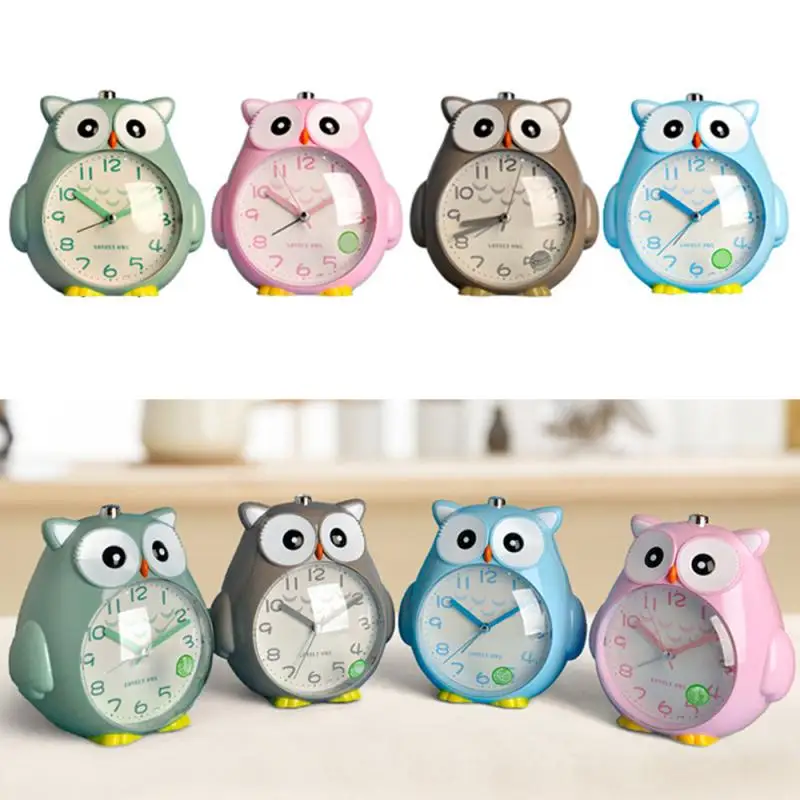 

Creative Luminous Clocks Student Music Snooze Alarm Clock Cute Owl Alarm Clock Home Room Decor despertador
