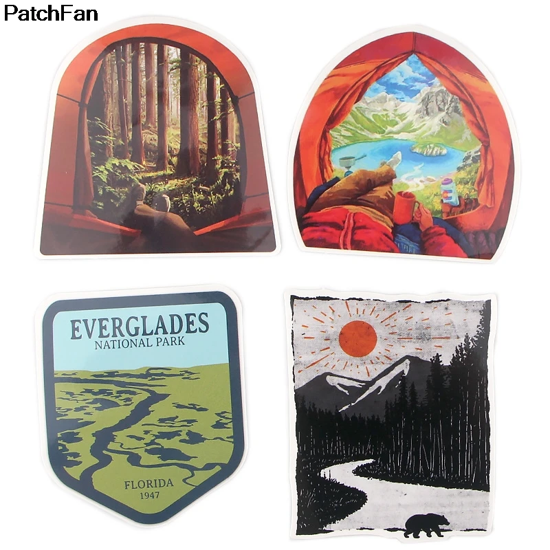 Patchfan 60 шт. adventure Art Живопись водостойкие наклейки из ПВХ для diy Скрапбукинг багажа Скейтборд ноутбук настенная гитара A2374