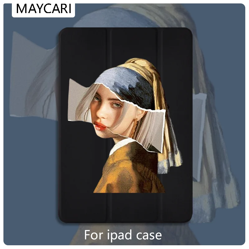 Чехол для Ipad 2 3 4 из белой искусственной кожи жесткий чехол с забавным рисунком