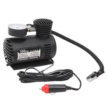

12V 300Psi Mini Air Compressor Portable for Camping Travel Car Bicycle Tires UD88