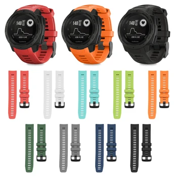 

For Garmin instinct Watch Band Classic Quick Release Wristbands Bracelet Soft Silicone 22mm Replacement Strap Watch Band 1PC