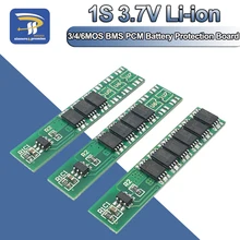 5 шт./лот 1S 15A 3,7 V Li-Ion 3MOS 4MOS 6MOS BMS PCM Защитная плата для аккумулятора 18650, литиевая батарея Lion