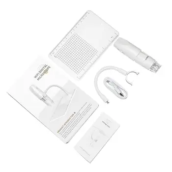 

2019 Wireless Digital Microscope with WiFi USB Flexible Arm Observation Stand for iPhone Android PC
