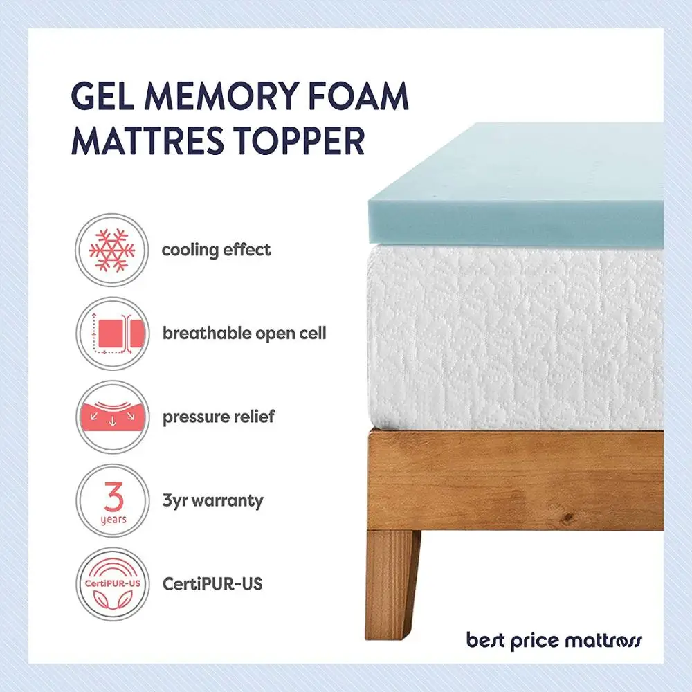 Memory Foam Mattress Topper Sadoun.com