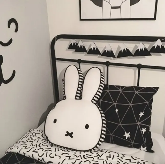 

INS Hot Selling Meters Rabbit Pillow Adorable Rabbit Children Comforter Toys Pure Cotton Back Cushion Baby Gift Toy