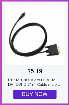 1080P микро HDMI к VGA видео конвертер Кабель-адаптер для ПК Монитор Проектор
