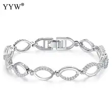 Роскошный женский полый браслет золото/розовое золото/серебро Цвет Элегантный женский браслет цепочка Ювелирные украшения, бижутерия