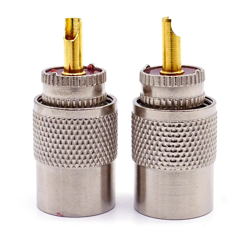 pces conector rf uhf conector macho cabo talao antena conector 04